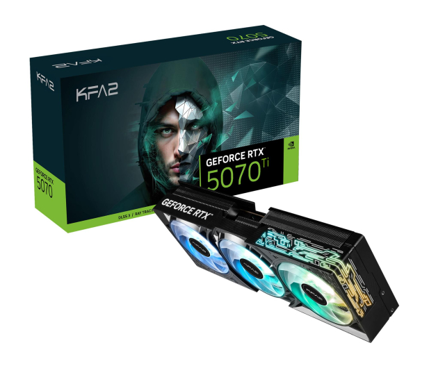 KFA2 GeForce RTX 5070 Ti 1-Click OC 16GB GDDR7 DLSS4 - 1327401 - zdjęcie